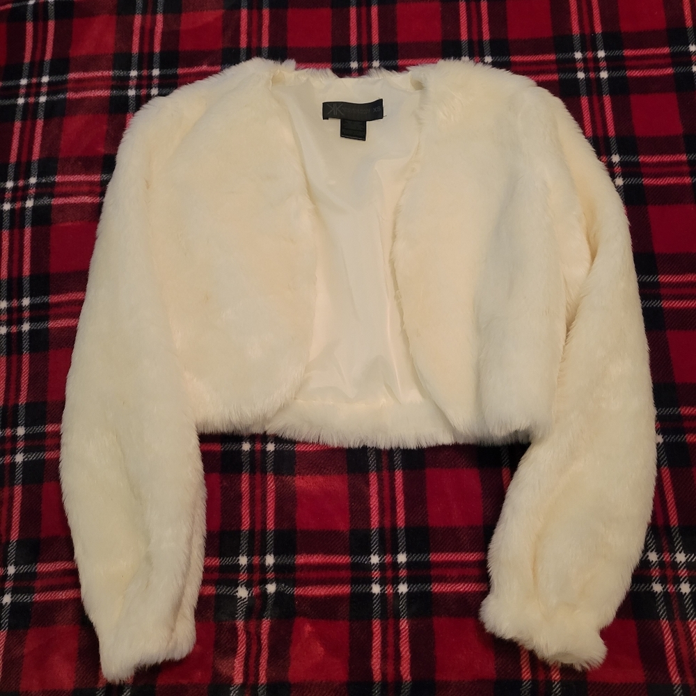 Kim Kardashian Kollection Faux Fur Coat XS